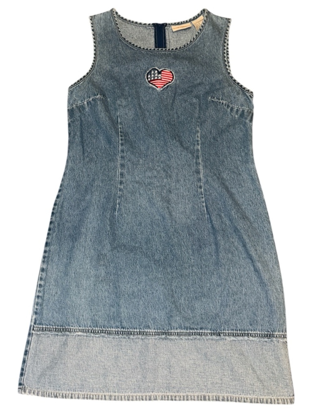Vintage Patriotic Denim Dress
